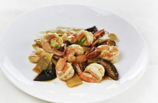 Gamberetti allo stile thailandese