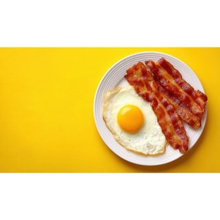 Grilled Crispy Bacon and Egg