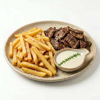 Patatas Fritas con Carne (Super Grande)