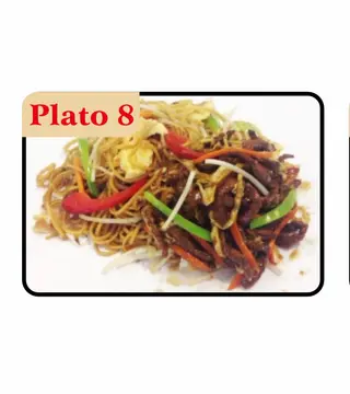 28. Plato 6 Tallarines Con Ternera Y Verduras