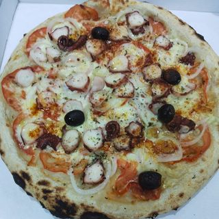 Pizza de pulpo