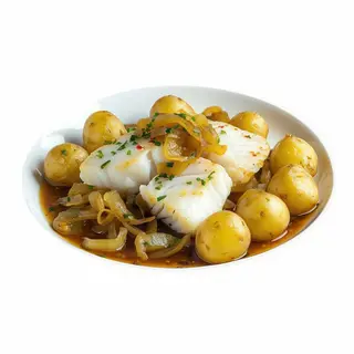 Bacalao Encebollado