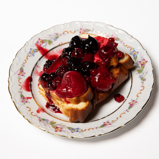 ბასკური ჩიზქეიქი კენკრით