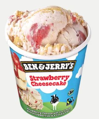 Ben & Jerrys Strawberry Cheesecake