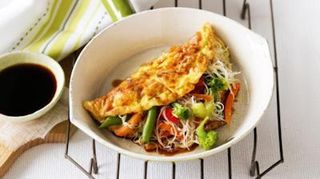 ომლეტი ბოსტნეულით