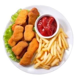 Plato Combinado De Nuggets