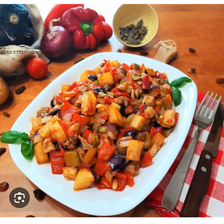 Porzione di caponata 