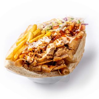 Kebab na bogato z mięsem kraftowym