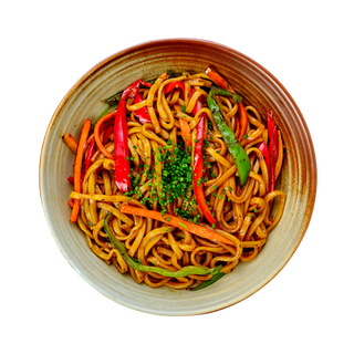 Нудли със зеленчуци