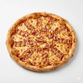 Pizza Beicon Y Queso Mozzarella (32 Cm.)