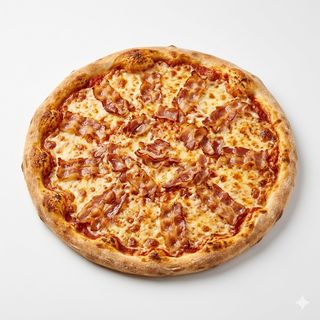 Pizza Beicon Y Queso Mozzarella (32 Cm.)