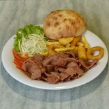 Doner plata juneća