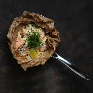 Սերուցքային պաստա սաղմոնով և սամիթով