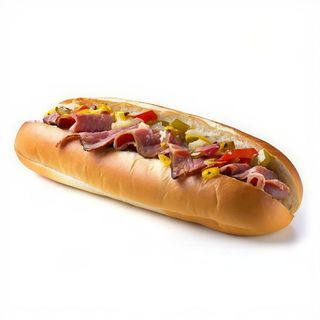 Bocadillo Con Filete De Cerdo