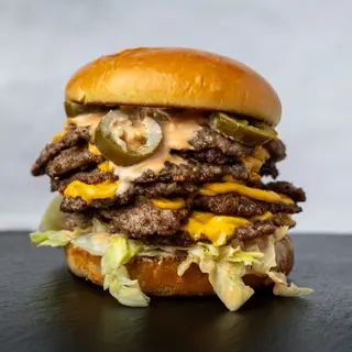 Jalapeno burger triple triple
