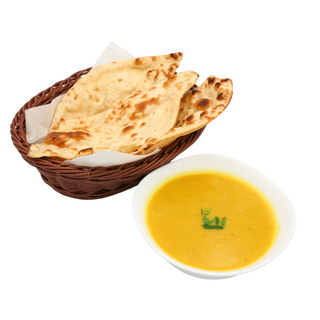 Lentil Soup + Butter Naan