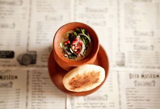 ქოთნის ლობიო მჭადით