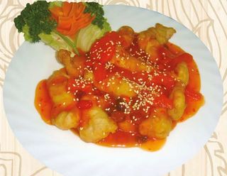 Polędwiczka wieprzowa w sosie słodko-kwaśnym 350g