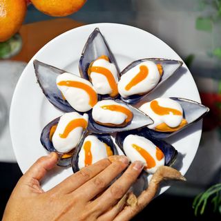 Mejillones  Mayonesa Sin Picante