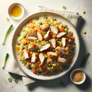Fried rice with chicken