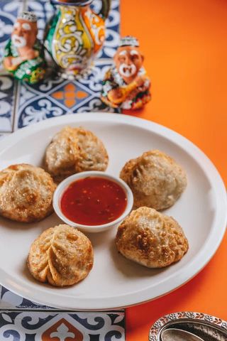 Жареные манты с мясом (5 шт.)