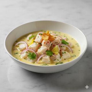 Ceviche de peixe blanco