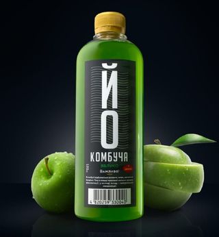 Комбуча яблуко пл. 0,5л