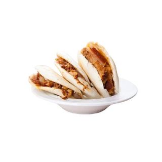 Chicharrón con arepa