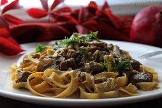 Pasta sa biftekom 300gr