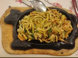 Udon con pollo