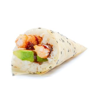 105. Cono soy ebi tempura