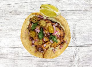 Тако с Дърпано свинско (150г)