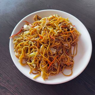 Tallarines frito vegetal 