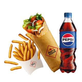 Zestaw 1 - rollo standard + frytki (małe) + napój