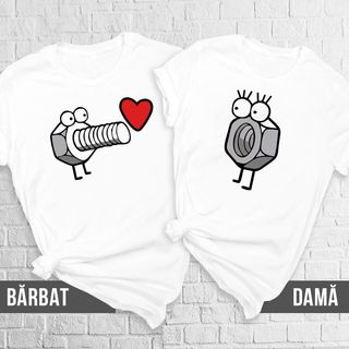 Set tricouri - Șurub și piuliță