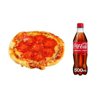 Pšenična pizza Kulen  i  Coca-Cola 0.5 l