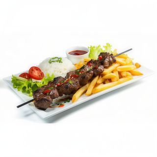 Pincho de cordero halal