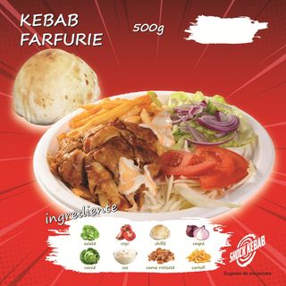 Kebab la Farfurie de vită +curcan 