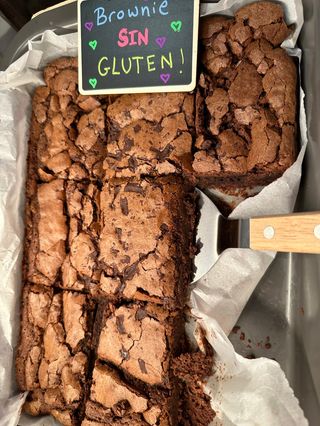 Brownie chocolate SIN GLUTEN SIN LACTOSA (Porción)