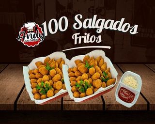 100 Salgados Fritos