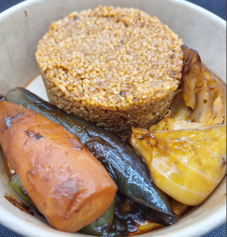 Thieb - menu  vegetariano  ( Tipico del Senegal)