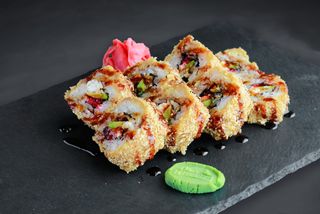 Темпура рол з вугрем (240г)