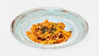 Pasta with fresh tuna