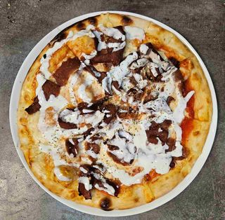 Doner pizza