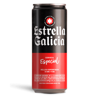 Cerveza Estrella Galicia (330 Ml.)