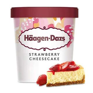 Gelat Häagen-Dazs Strawberry Cheesecake (460 Ml.)