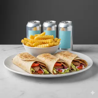 Menú 3 Durum Kebab