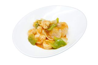 42-Gamberi in salsa chili piccante