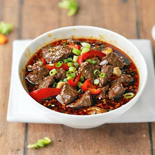 Wołowina pikantna z warzywami