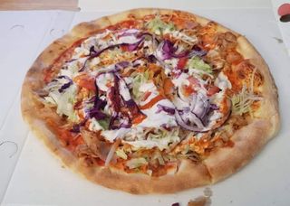 Pizza kebab completo